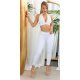 Blugi dama skinny, albi, din bumbac, cu talia inalta, Tisana Blugi dama skinny, albi, din bumbac, cu talia inalta, Tisana 4 - jojofashion.ro