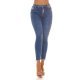 Blugi dama skinny cu push up, albastri, din bumbac, Eveliny Blugi dama skinny cu push up, albastri, din bumbac, Eveliny 2 - jojofashion.ro