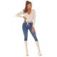 Blugi dama skinny cu push up, albastri, din bumbac, Eveliny Blugi dama skinny cu push up, albastri, din bumbac, Eveliny 7 - jojofashion.ro