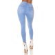 Blugi dama skinny cu push up, bleu, din bumbac, Priscila Blugi dama skinny cu push up, bleu, din bumbac, Priscila 3 - jojofashion.ro