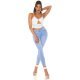 Blugi dama skinny cu push up, bleu, din bumbac, Priscila Blugi dama skinny cu push up, bleu, din bumbac, Priscila 8 - jojofashion.ro
