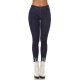 Blugi dama skinny fit uzati, bleumarin denim, cu push up Eltem 2 - jojofashion.ro