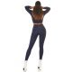 Blugi dama skinny fit uzati, bleumarin denim, cu push up Eltem 5 - jojofashion.ro