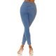 Blugi dama skinny, mulati, bleu, din bumbac, Veronique 3 - jojofashion.ro