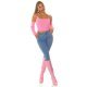 Blugi dama skinny, mulati, bleu, din bumbac, Veronique Blugi dama skinny, mulati, bleu, din bumbac, Veronique 6 - jojofashion.ro