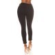 Blugi dama skinny, negri, din bumbac, cu talia inalta, Melleah 6 - jojofashion.ro
