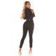 Blugi dama skinny, negri, din bumbac, cu talia inalta, Melleah 9 - jojofashion.ro