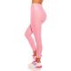Colanti roz cu talie inalta Glossy Colanti roz cu talie inalta Glossy 4 - jojofashion.ro