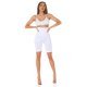 Colanti biker scurti albi modelatori cu talie inalta Yaren Colanti biker scurti albi modelatori cu talie inalta Yaren 6 - jojofashion.ro
