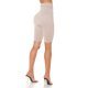 Colanti biker scurti cappuccino modelatori cu talie inalta Yaren Colanti biker scurti cappuccino modelatori cu talie inalta Yaren 3 - jojofashion.ro