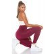 Colanti dama burgundy, cu talia inalta, fara cusatura, Toya Colanti dama burgundy, cu talia inalta, fara cusatura, Toya 4 - jojofashion.ro