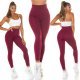 Colanti dama burgundy, cu talia inalta, fara cusatura, Toya Colanti dama burgundy, cu talia inalta, fara cusatura, Toya 7 - jojofashion.ro