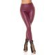 Colanti dama burgundy termici biker piele eco Erin 6 - jojofashion.ro