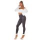 Colanti dama cu aspect de blugi, negri, mulati, cu glitter, Zaylin 8 - jojofashion.ro