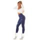 Colanti dama denim look, albastri, cu talia inalta, Nialla Colanti dama denim look, albastri, cu talia inalta, Nialla 7 - jojofashion.ro