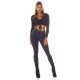 Colanti elastici bleumarin navy cu talie inalta Marissa Colanti elastici bleumarin navy cu talie inalta Marissa 6 - jojofashion.ro