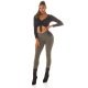 Colanti elastici kaki cu talie inalta Marissa Colanti elastici kaki cu talie inalta Marissa 6 - jojofashion.ro