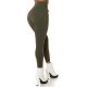 Colanti kaki cu buzunare cu talie inalta Gaetana Colanti kaki cu buzunare cu talie inalta Gaetana 3 - jojofashion.ro