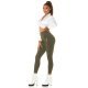 Colanti kaki cu buzunare cu talie inalta Gaetana Colanti kaki cu buzunare cu talie inalta Gaetana 5 - jojofashion.ro