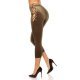 Colanti kaki din catifea cu siret pe sold Aitana Colanti kaki din catifea cu siret pe sold Aitana 6 - jojofashion.ro