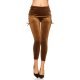 Colanti maro din catifea cu siret pe sold Aitana Colanti maro din catifea cu siret pe sold Aitana 3 - jojofashion.ro