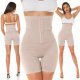 Colanti modelatori scurti cappuccino cu corset Deydra Colanti modelatori scurti cappuccino cu corset Deydra 8 - jojofashion.ro