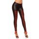 Colanti negri cu snur rosu pe picior Clyde Colanti negri cu snur rosu pe picior Clyde 4 - jojofashion.ro