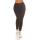Colanti negri cu talie inalta din vascoza Serray Colanti negri cu talie inalta din vascoza Serray 2 - jojofashion.ro