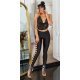 Colanti dama negri, elastici, cu taieturi laterale, Delia 5 - jojofashion.ro