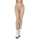 Colanti piele eco bej cu talie inalta Susan 2 - jojofashion.ro