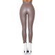 Colanti piele eco cappuccino cu talie inalta Susan Colanti piele eco cappuccino cu talie inalta Susan 3 - jojofashion.ro