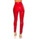 Pantaloni din latex rosii Mellody Pantaloni din latex rosii Mellody 3 - jojofashion.ro