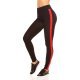 Colanti sport negri cu talie inalta si dunga rosie Josie 6 - jojofashion.ro
