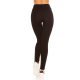 Colanti sport negri cu talie inalta si dunga verde Josie 5 - jojofashion.ro