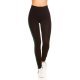 Colanti sport negri cu talie inalta si dunga verde Josie 7 - jojofashion.ro