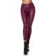 Colanti dama termici, burgundy, piele eco, cu talia inalta, Olivia Colanti dama termici, burgundy, piele eco, cu talia inalta, Olivia 2 - jojofashion.ro