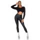 Colanti termici negri piele eco cu talie inalta Rimmy Colanti termici negri piele eco cu talie inalta Rimmy 4 - jojofashion.ro