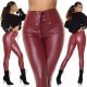 Colanti dama termici piele eco burgundy cu talia inalta Cindy Colanti dama termici piele eco burgundy cu talia inalta Cindy 5 - jojofashion.ro