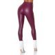 Colanti termici piele eco burgundy cu talie inalta Rimmy Colanti termici piele eco burgundy cu talie inalta Rimmy 3 - jojofashion.ro