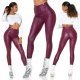 Colanti termici piele eco burgundy cu talie inalta Rimmy Colanti termici piele eco burgundy cu talie inalta Rimmy 5 - jojofashion.ro