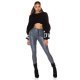 Colanti dama termici piele eco gri cu talia inalta Cindy Colanti dama termici piele eco gri cu talia inalta Cindy 4 - jojofashion.ro