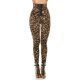 Colanti modelatori cu corset animal print leopard cappuccino Dezzi 2 - jojofashion.ro