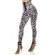 Colanti modelatori cu corset animal print leopard gri Dezzi 2 - jojofashion.ro