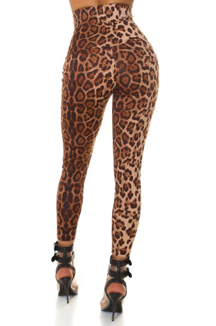 Colanti modelatori cu corset animal print leopard maro Dezzi Colanti modelatori cu corset animal print leopard maro Dezzi 3 - jojofashion.ro
