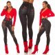 Jeggings skinny negri mulati cu flori rosii Alzira Jeggings skinny negri mulati cu flori rosii Alzira 6 - jojofashion.ro