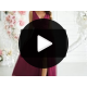 Rochie eleganta lunga din tulle burgundy vaporoasa cu floare decorativa Dyandra 7 - jojofashion.ro