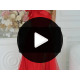 Rochie eleganta rosie lunga din tulle cu un umar gol si volan din satin Irresistible 7 - jojofashion.ro