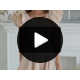 Rochie baby doll scurta din vascoza bej cu volan la maneca Samuela 7 - jojofashion.ro