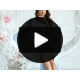 Rochie lunga, cu paiete, baby blue, cu maneca lunga si un umar gol, Temptation 6 - jojofashion.ro