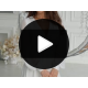 Rochie cununie civila scurta, din vascoza, alba, cu maneca lunga, vaporoasa, Hermosa 8 - jojofashion.ro
